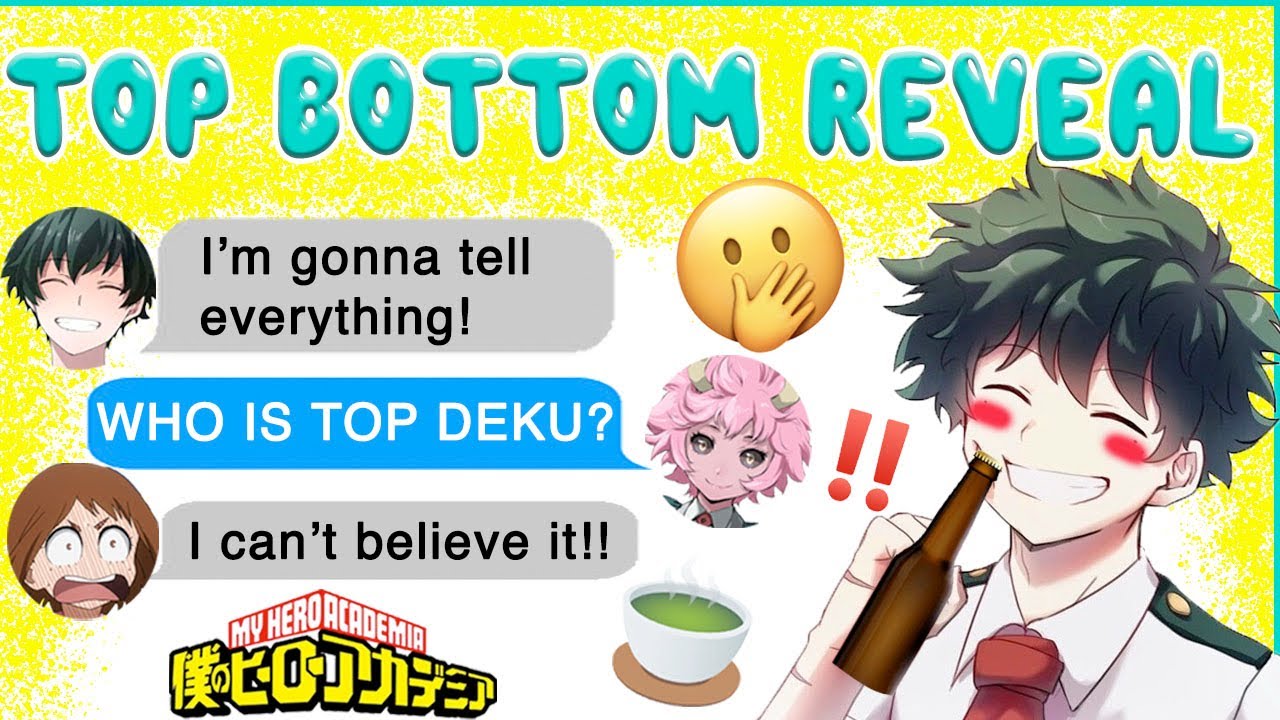 DRUNK DEKU reveals ULTIMATE SECRET! - BNHA Texts - MHA Chat - BakuDeku