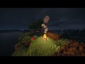 Relaxing Campfire on the Hill – 3 Hours Minecraft Ambience