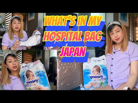 What&rsquo;s In My Hospital Bag #Japan | Important Things To Bring in The Hospital For Labour and Delivery