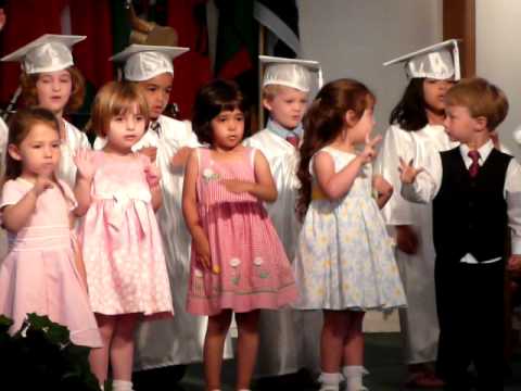 Kid s Preschool Graduation  Ceremony Sonshine Preschool 