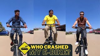 I let STRANGERS try my E-Bike โก๏ธ๐ด๐ผ (and almost CRASHED it ๐ญ)
Thankfully, noone was injured. So, would you let someone ride your Electric cycle?
Follow me on Instagram: https://www.instagram.com/maddykoko/
Business contact: business.maddykoko@gmail.com
Confused where to buy an E-Bike from?
Here are some of the Electric Bicycles available Online on Amazon:
Listed by Price (Low - High)
1) Lectro Kinza 27.5T SS Single Speed: https://amzn.to/33rcFn0
2) Lectro Clix 26T SS Single Speed: https://amzn.to/36gryug
3) ORBIS CYCLES Thunder: https://amzn.to/36gw2kz
4) SWAGTRON Envy-Blue 12T: https://amzn.to/3llagjU
5) Lectro Kinza 27.5T 7S Speed: https://amzn.to/3mpJBEg
6) Geekay Electric Bike 26 Ecobike UNI: https://amzn.to/3lgVWsY
7) TRIAD E5: https://amzn.to/36k1Gxy
8) Swagtron 38026-2 12T: https://amzn.to/3q8LdEt
9) Hero Lectro Impact 26T: https://amzn.to/2Vsn7GR
10) GEEKAY BIKES Unisex Eco Bike: https://amzn.to/3qePx5k
11) Swagtron Aluminum Folding Electric Bike: https://amzn.to/2HU9UDu
12) TOUTCHE HEILEO M100: https://amzn.to/33mQZZt
13) TOUTCHE HEILEO H200: https://amzn.to/3qe144u
14) SVITCH XE: https://amzn.to/3lcUyHK
15) SR Motor Road Ebike: https://amzn.to/2JjeyLR
16) SR Motor Urban Ebike: https://amzn.to/3fYxueZ
17) SVITCH XE+: https://amzn.to/3fKMpsS
18) SR Motor Fat Cross Country Ebike: https://amzn.to/3mkr0cB
19) SR Motor Raptor Fat Ebike: https://amzn.to/33nxqQE
20) SR Motor Forest Ranger: https://amzn.to/3fOyhiw I let STRANGERS try my E-Bike โก๏ธ๐ด๐ผ (and almost CRASHED it ๐ญ)