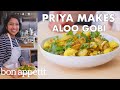 Priya makes roasted aloo gobi  from the test kitchen  bon apptit