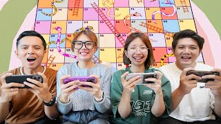 PLAYING SNAKES AND LADDERS IN ROBLOX!! LOTS OF OBSTACLES!!