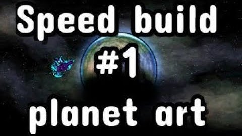 [speed build] art planet by crazylucasGD || geometry dash 2.11