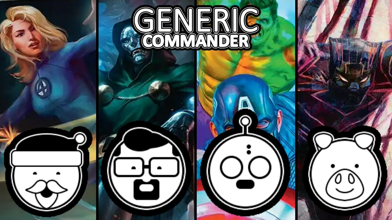 Marvel Super Heroes Precons: Dr Doom v Invisible Woman v T'challa v Captain America thumbnail