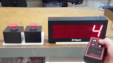 DC-40C-W (Wireless Counter with 2 Wireless Remote Controls for Increment)