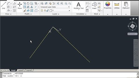 Set the coordinate system World UCS as current. Save the drawing.