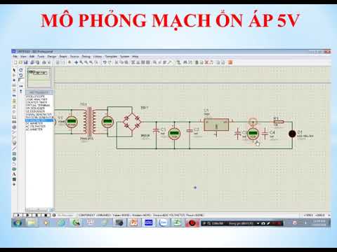 Video Hướng dẫn mô phỏng mạch ổn áp 5V trên phần mềm Protues - youtube