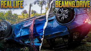 Аварии на реальных событиях в BeamNG.Drive #24