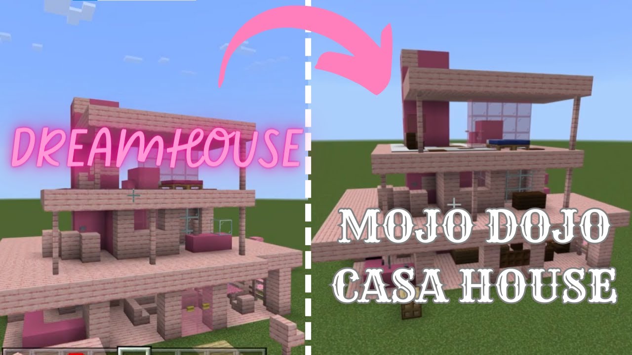 I Turned Barbie's Dreamhouse into Ken's Mojo Dojo Casa House in Minecraft!  