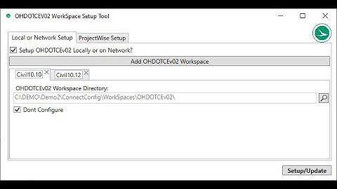 OHDOTCEv02 WorkSpace Setup Tool