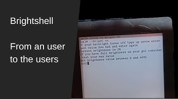 Brightshell | Simple command line tool to change brightness for Linux