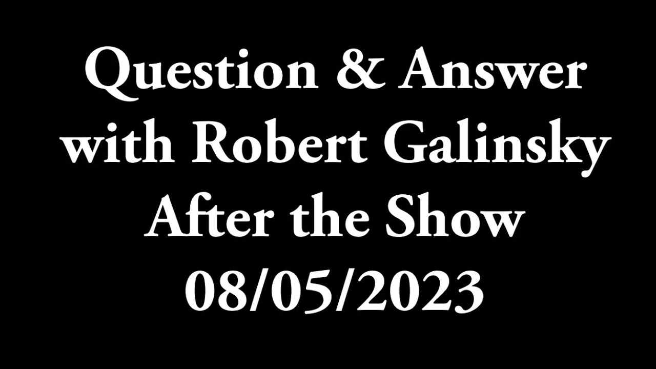 "The Bench" 08/05/2023 Question and Answer with Robert Galinsky