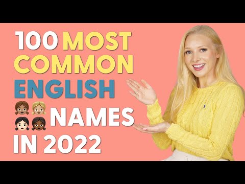 100 Most Popular English Girls' Names & Pronunciation!