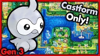 Can I Beat Pokemon Fire Red with ONLY Castform? 🔴 Pokemon Challenges ► NO ITEMS IN BATTLE