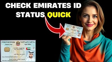 How To check Status Of Emirates ID Online | How To Check New emirates ID status online