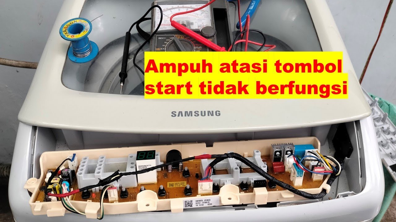 Cara Ampuh Mengatasi Mesin Cuci Samsung top loading diamond drum Tidak Bisa Start