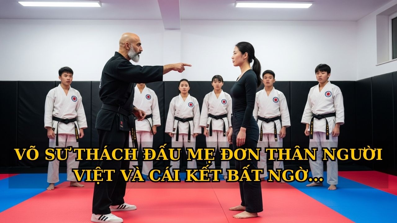 Võ Sư Thách Đấu Mẹ Đơn Thân Người Việt – Không Ngờ Danh Tính Thật Của Cô Khiến Ông Cúi Đầu