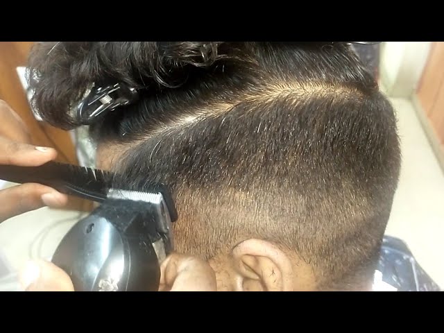 Mid Fade hair transformation For Men By The Rose Salon