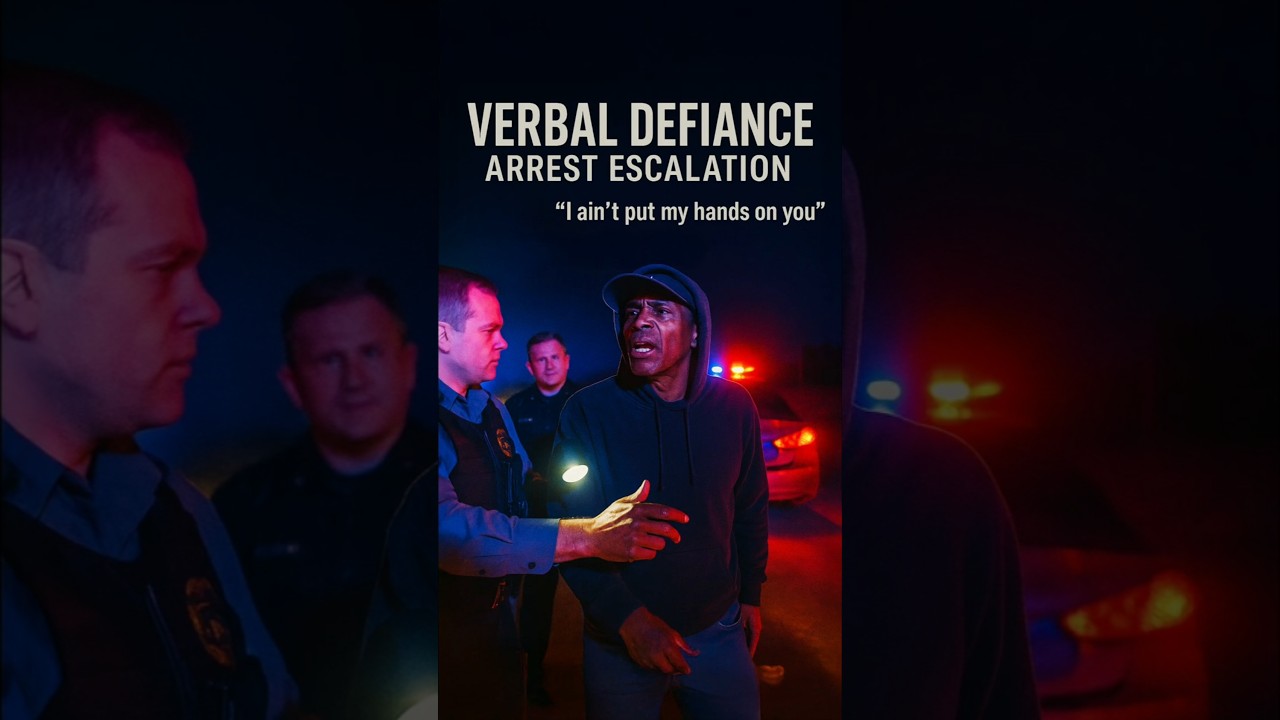 Bodycam: Driver Verbally Resists Arrest During Stop