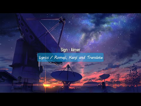 Sign - Aimer (Lyrics) - YouTube