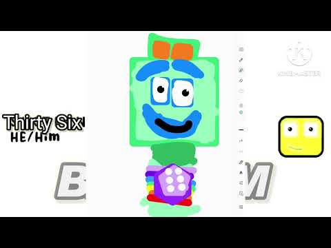 My Sprunki OC Forty Two (From Numberblocks)
