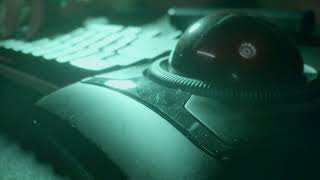 Smooth Flying Camera Travels Across Batman RGB Keyboard Paradise Featuring Ducky Tactile Machine Che
