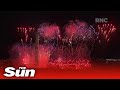 Fireworks spell 'Trump 2020' after President gives RNC speech