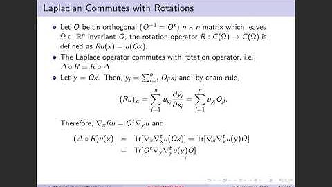 The Laplace Operator and Harmonic Functions