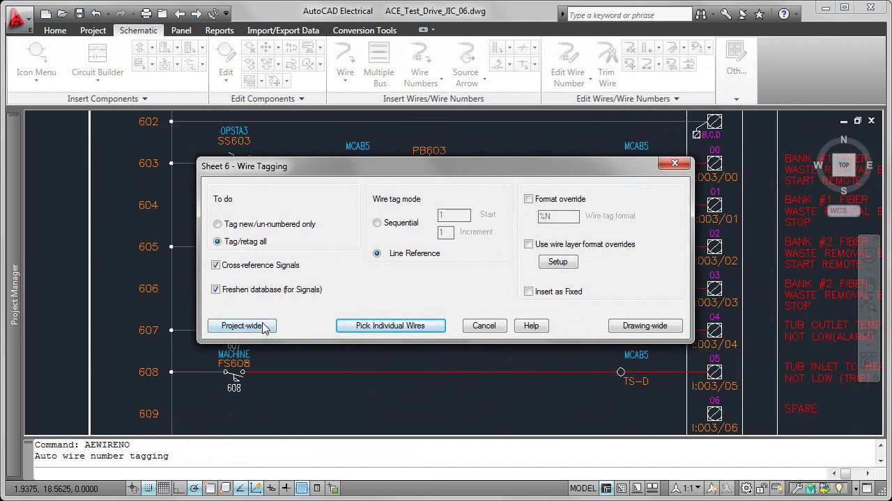 2 Autodesk AutoCAD Electrical Automatic Wire Numbering & Component ...
