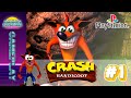 Crash Bandicoot ( PSX )  Part# 1 [ 100% Complete - No Death - All Gems ] ( 1996 )