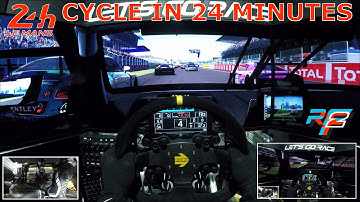 rFactor 2 - 24H Le Mans DAY / NIGHT in 24 MINUTES @ BMW M8 GTE [Triple Screen Onboard]