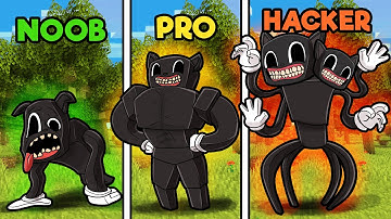 Cartoon Cat - NOOB vs PRO vs HACKER! (Minecraft)