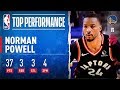Powell Sets CAREER-HIGH 37 PTS In Road W!