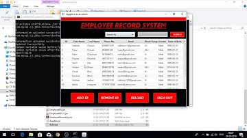 Employee Record System Update (Java ,Javafx ,MySQL)