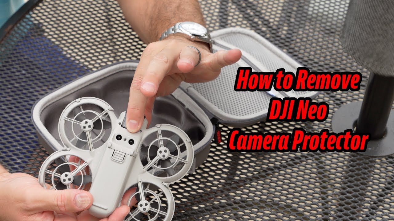 How to Remove DJI Neo Camera Protector / How to Attach DJI Neo Camera ...