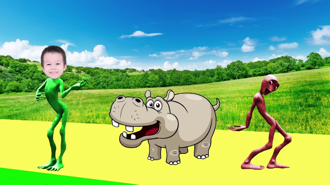 Anak anak belajar binatang  melalui video Bahasa inggris  
