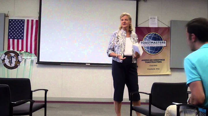AG Toastmaster Mary Anne Burrows presents Project ...