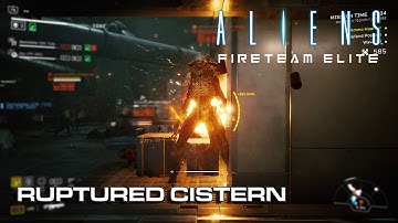 Aliens: Fireteam Elite - Ruptured Cistern (NEW HORDE MAP!!) Intense - Full Team