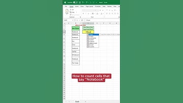 How to use the COUNTIF function in Excel #excel