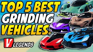 Top 5 Best Grinding Cars in Vehicle Legends Roblox 2023!