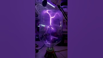Diy plasma ball #vacuum #highvoltage #experiment #plasma
