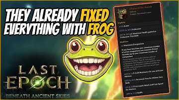 Last Epoch S3 frog build - Primal Anurok is back on the menu boyz