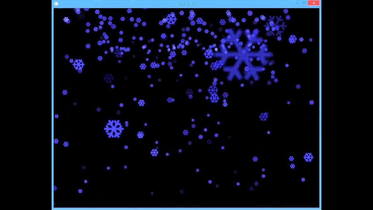 Snow effect - YouTube