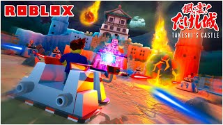 Funniest Takeshi's Castle Challenges in Roblox | Roblox In Telugu | The Music Boy