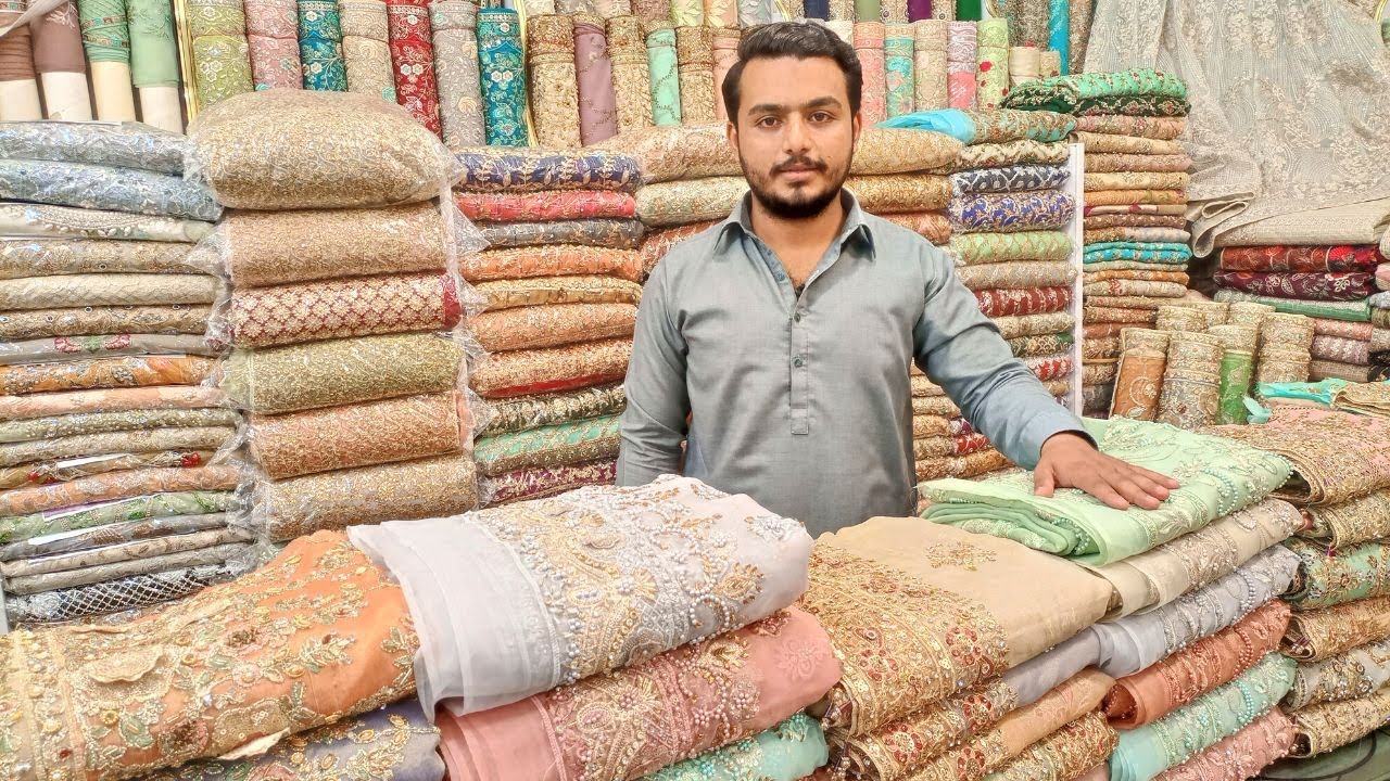 Organza Dress | Unstitched Pakistani Suits | Pakistani Organza Dress for Wedding | Handwork Suits |