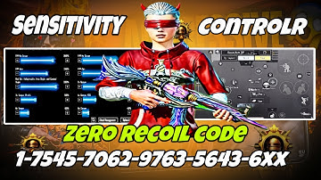 BGMI 4.0 UPDATE SENSITIVITY CODE | BGMI BEST SENSITIVITY SETTINGS | BGMI ZERO RECOIL SENSITIVITY