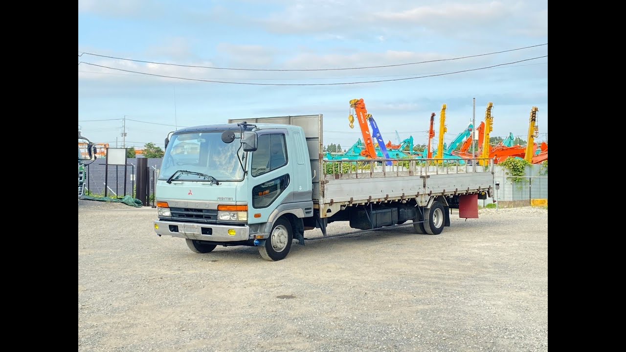 1995 Model, Fuso Fighter 6D17 Engine OA, Air Brake !! - YouTube