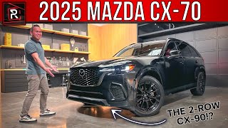 The 2025 Mazda CX70 Is A Sizable Electrified 2Row SUV With A Bold & Edgy Vibe