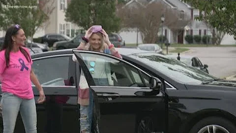 Surprise welcome home for Hannah Goetz